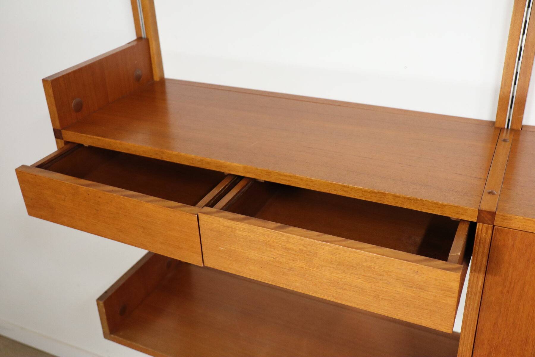 Modular wall bookcase, Minvielle edition by ARP – 1960