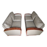 Pair of Art Deco style sofas