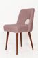 Shell chair in pink boucle, 1960s
