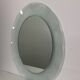 Vintage 1980s Italian Glass Wall Mirror in the style of Nanda Vigo