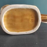 Rare French vintage rectangular Majolica pitcher