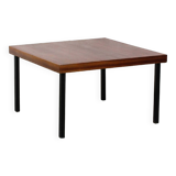 Vintage mahogany living room table by Pierre Guariche for Meurop 1960s
