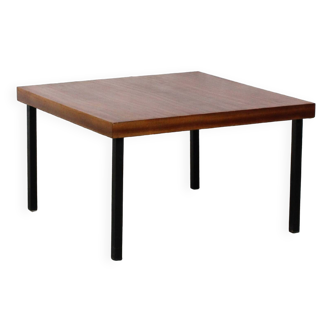 Table de salon vintage en acajou par Pierre Guariche pour Meurop 1960s