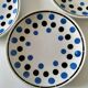 dish and 4 dessert plates K and G Lunéville