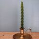 Antique brass candlestick - candle holder
