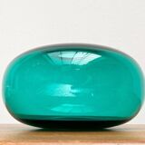 Large vase from the Swedish Stockholm series, handmade glass from Ikea, 1990s.