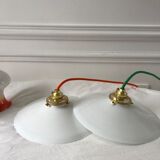 Suspension in smooth opaline green thread early twentieth century