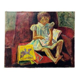 Tableau 40's La lecture