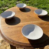 Art Deco oval oak table