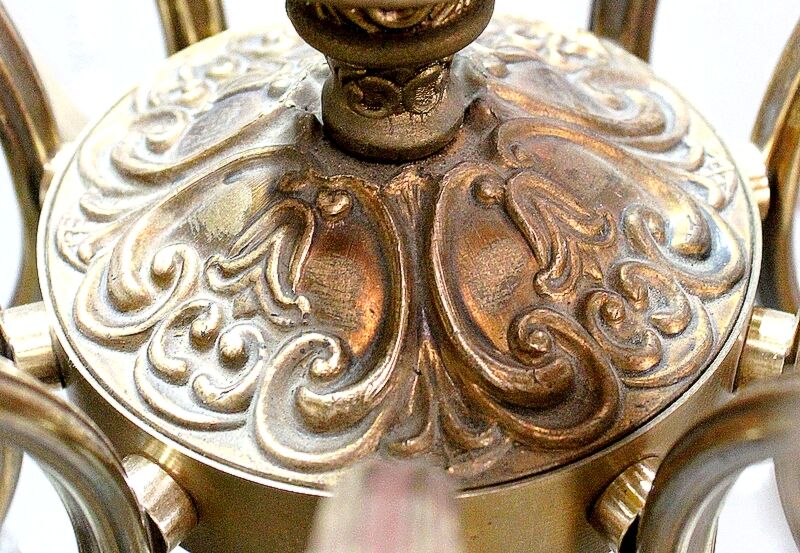 Crystal chandelier mid 20th