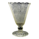 Art deco vase, pressed glass, bolesław morawski glassworks, poland, 1950s