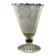 Art deco vase, pressed glass, bolesław morawski glassworks, poland, 1950s