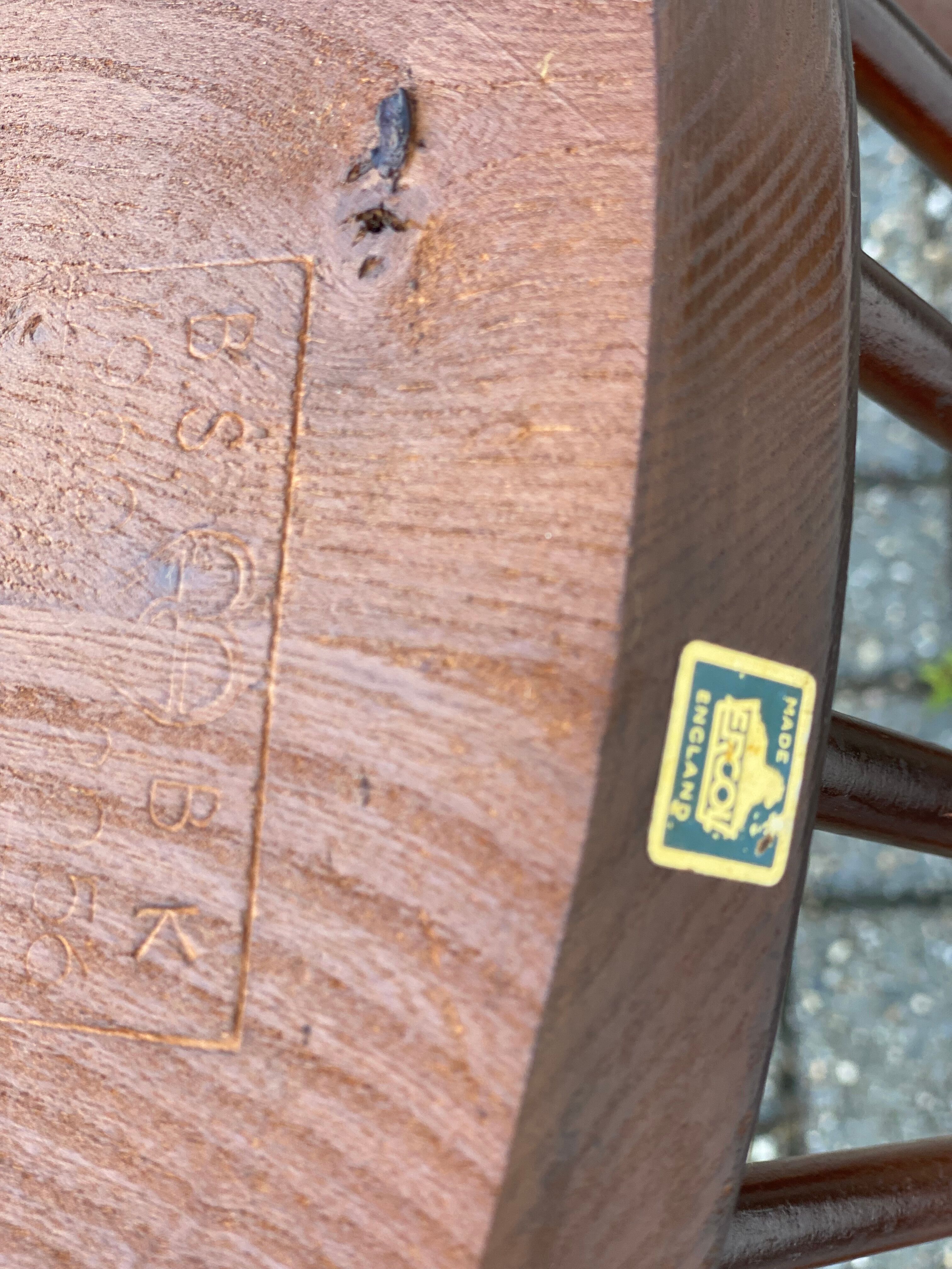 Vintage Goldsmith chair with arms from Ercol