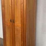 Parisian wardrobe with 2 doors in solid fir