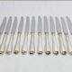 Sfam - 12 silver-plated table knives