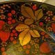 Painted wooden cup