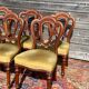 Suite de six chaises d’époque XIX eme en acajou