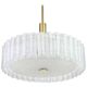 Large frosted glass chandelier tubes from Murano by Doria, Germany, 1970s.