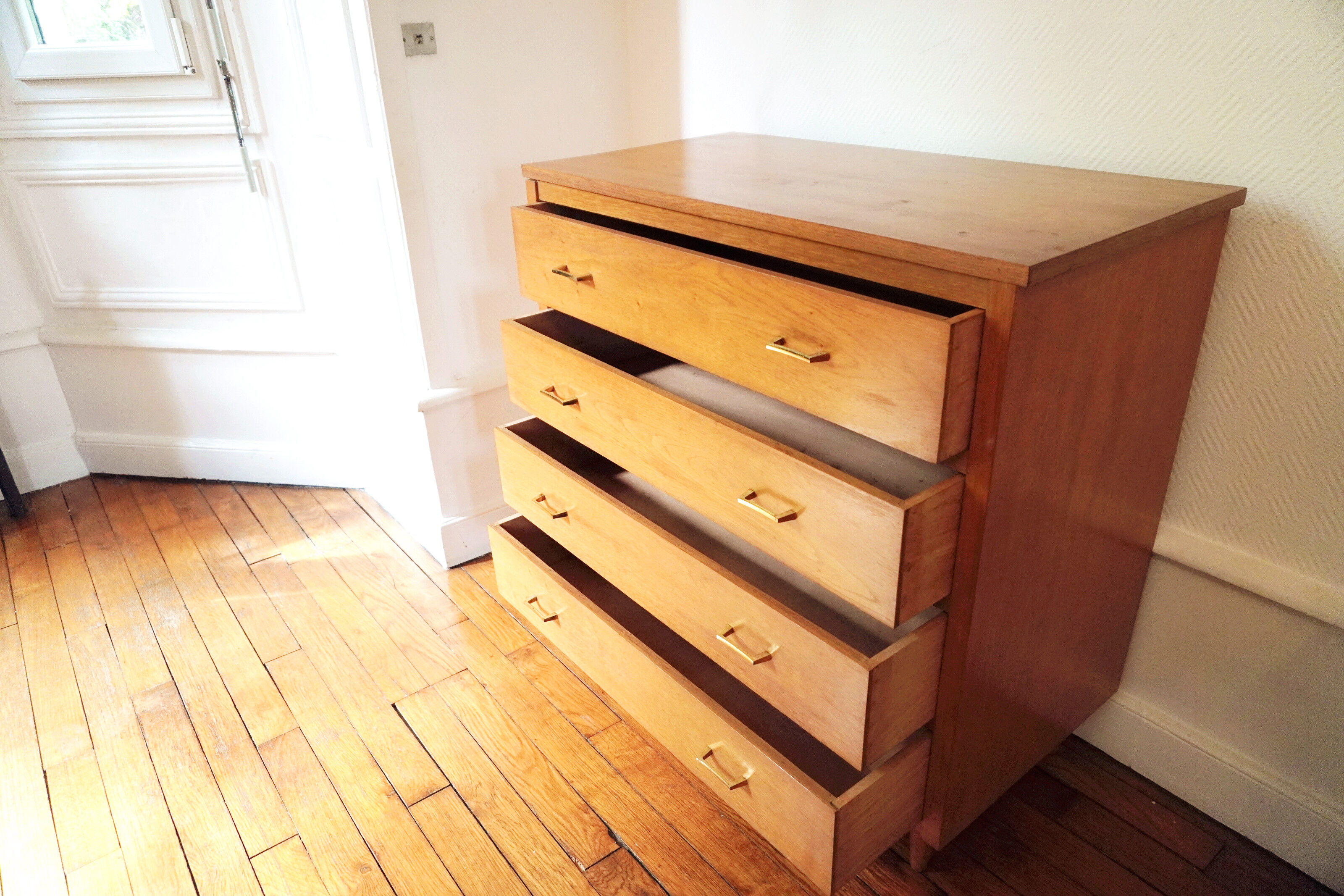 Vintage wood dresser