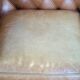 Chesterfield 2-seater sofa in light brown/cream English cowhide leather