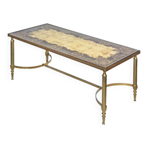 table basse en laiton