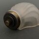 Wall lamp in frosted glass Art Deco 1950 scallop shell