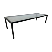 Table basse moderne Artimeta en verre et métal du milieu du siècle par Floris Fiedeldij pour Artimeta, années 1950.