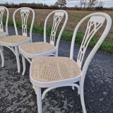 Set of 4 vintage bistro chairs