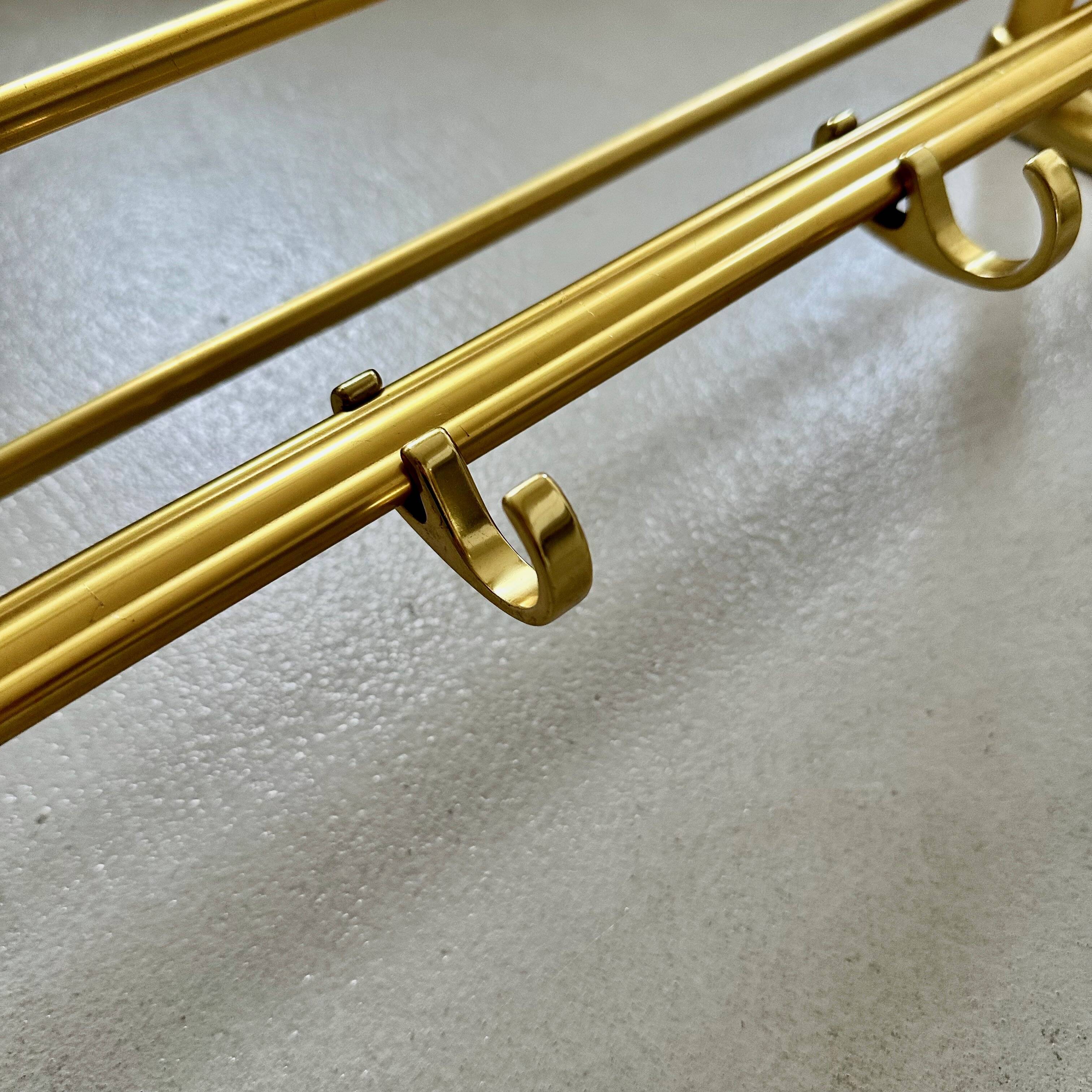 Mid-Century Modern Wall Coat Rack / Hat Rack – Germany, 1960s