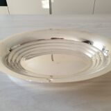 Silver metal vegetable dish