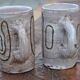 2 mugs en céramique signés db