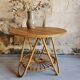 Vintage rattan coffee table