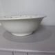 Vintage salad bowl on pedestal Digoin Sarreguemines model Andree
