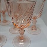 Set of 6 digestive glasses, ROSALINE series