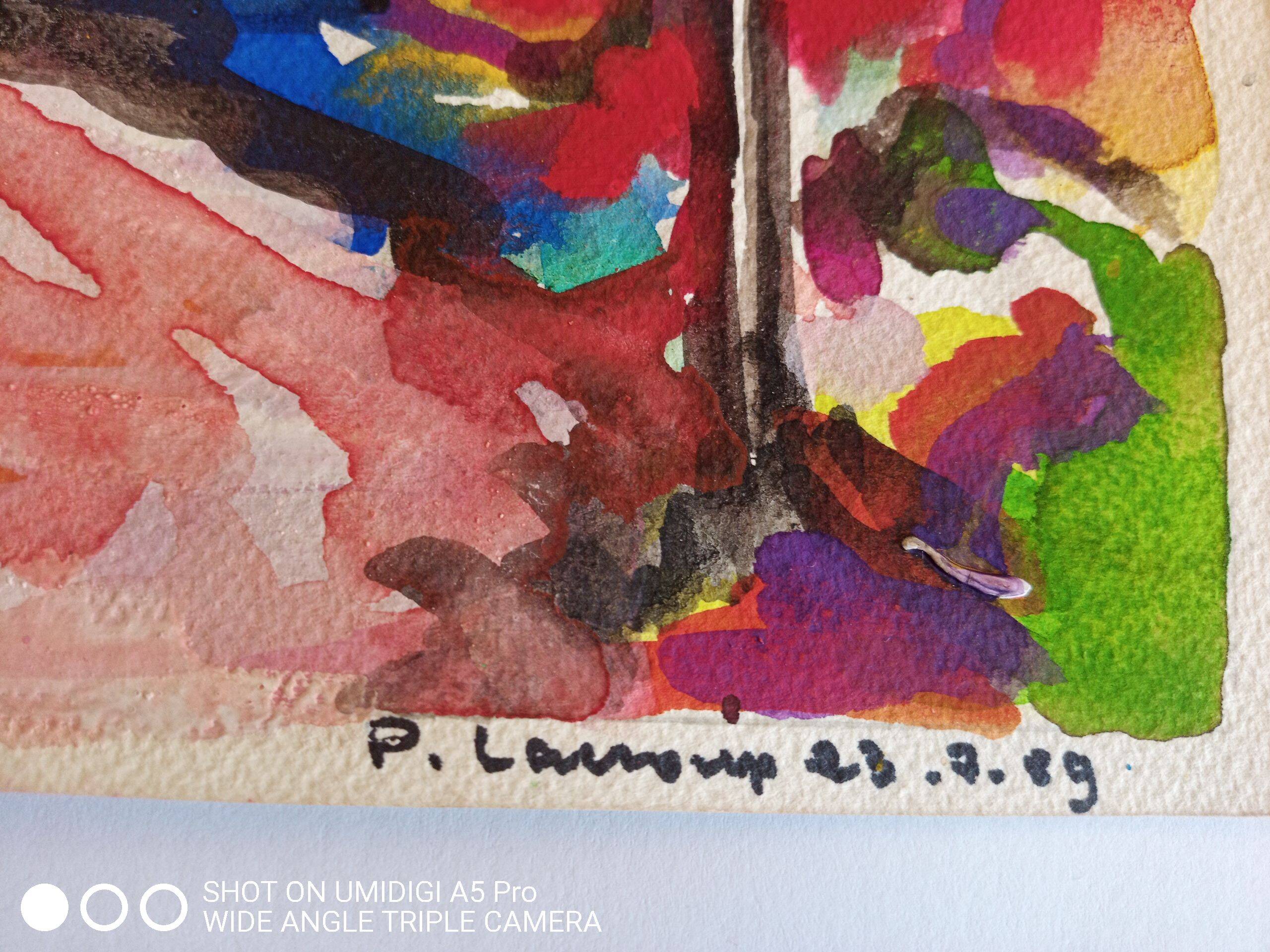 Pierre Lacroux (1909-1993) Gouache on paper 24 x 32 cm - from 1989 - (281)