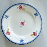 Lot de 5 assiettes à dessert Digoin Sarreguemines
