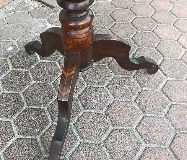 Table ancienne incrustée, jeu de dames, jeu d'échecs, Italie du XIXe siècle