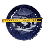 Royal Copenhagen porcelain Christmas plate 1986