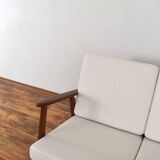 Mid-Century Danish Teak Two-Seater Sofa, 1960s.