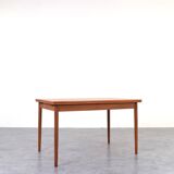 Mid-Century Danish Teak Extendable Dining Table, 1960s.