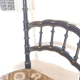 Chaise noircie Napoléon III