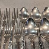 6 silver cutlery sets, 800 Swiss silversmith Jezler, Lily of the Valley model