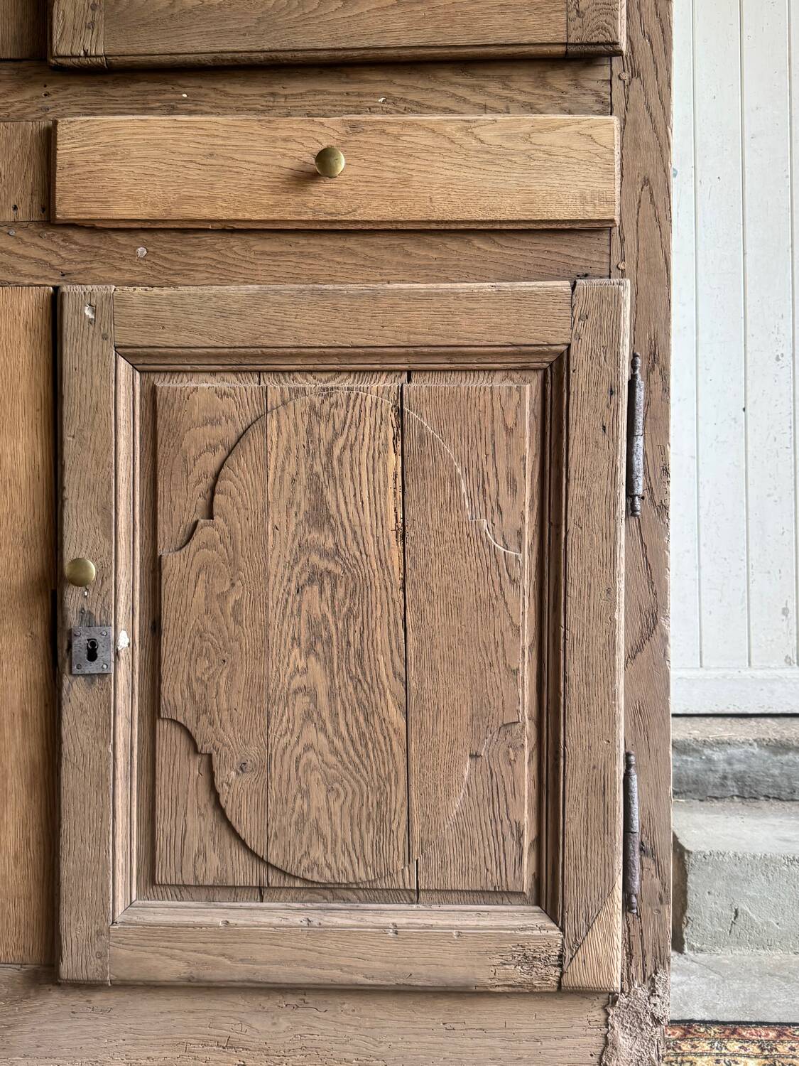 The rustic oak dresser