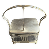 Beurrier – Métal argenté et ½ cristal taillé - WMF