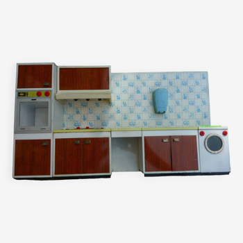 Vintage toy metal kitchen 1960s