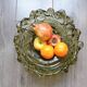 Coupe à fruit en verre vintage