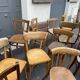 Lot 25 chaises bistrot restaurant bois courbé vintage