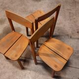 Set of 3 chairs and 2 stools