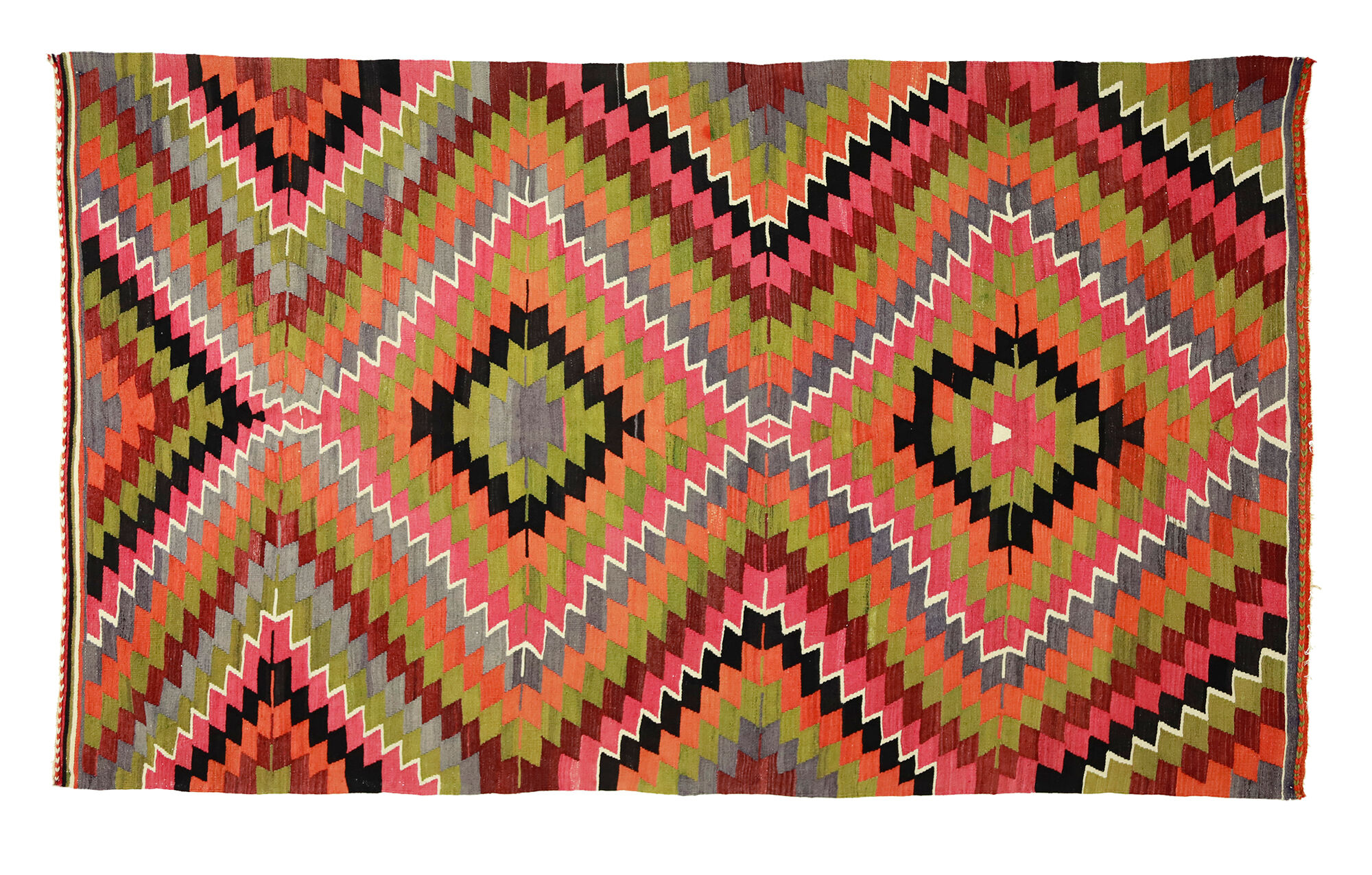 Anatolian handmade kilim rug 282 cm x 175 cm