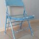 Vintage metal folding chair